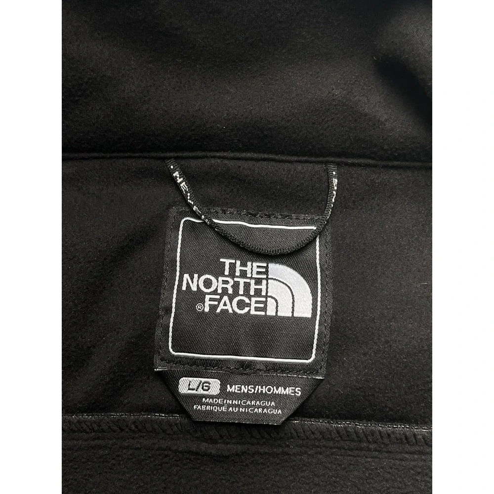 The North Face Mens Apex Bionic Softshell Jacket Black Full Zip Fleece Lined L‎
